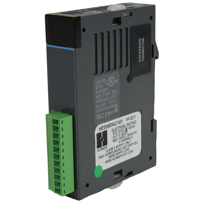 Horner Analog Output Module, HE599DAC101/106