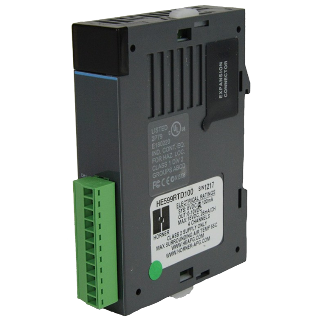 Horner RTD Input Module, HE599RTD100