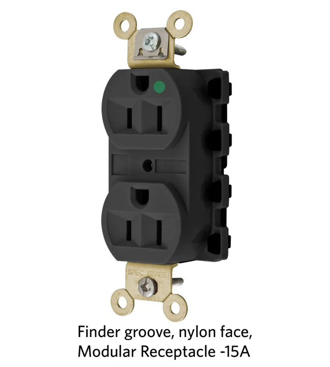 Finder groove, nylon face, Modular Receptacle -15A.png