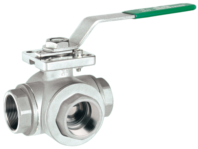 514F 3-Way Ball Valve