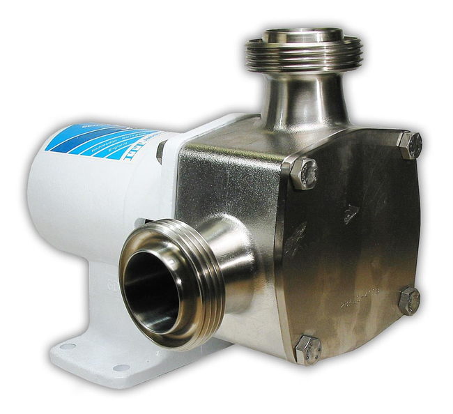 Jabsco Sanitary Flexible Impeller Stainless Steel Pedestal Pump, 28400 Series