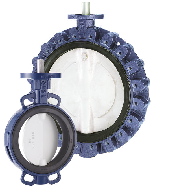 Keystone Butterfly Valve, Model OptiSeal F14­F17