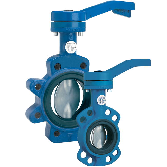 Keystone Figure Resilient Seated Butterfly Valve, 320/322