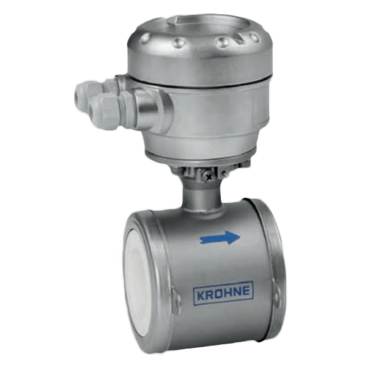 Krohne Electromagnetic Flow Sensor, OPTIFLUX 5000 Sandwich
