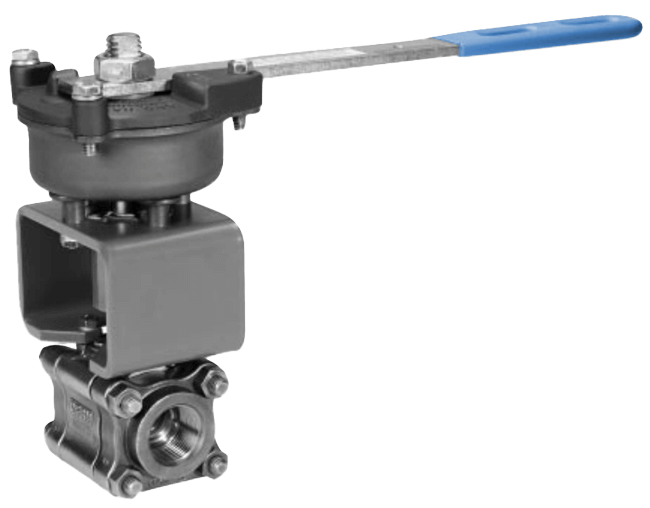 Metso Jamesbury Spring Return Handle, Torq-Handle