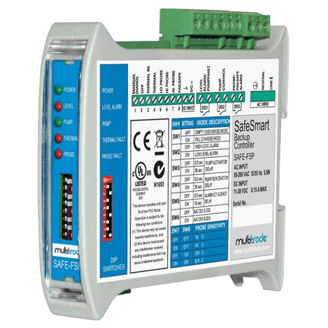 Multitrode SafeSmart Backup Controller, SAFE FSP