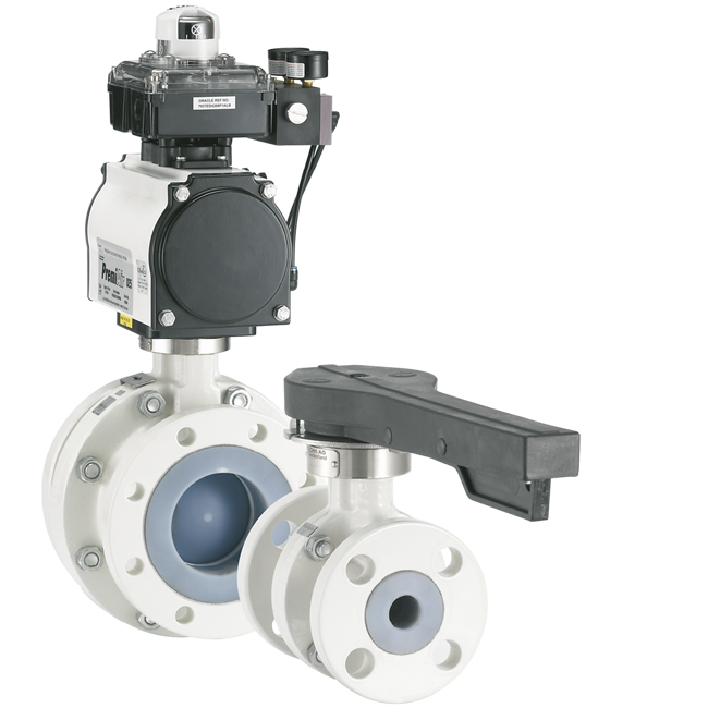Neotecha PFA Lined Ball Valve, NTB - NTC