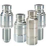 HTMA (ISO 16028) Non-Spill, Flush Face Quick Couplings, Connect Under Pressure (hyd, up to 4568 psi) - FEM/FEC Series Nipples