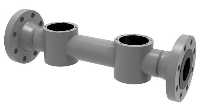 Preso COIN Wedge, Flanged with Chemical-Tee Pressure Tap (Chem) Flow Meter