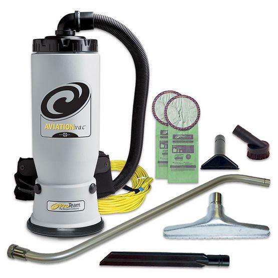 AviationVac 6 qt. Backpack Vacuum w/ 1.5" Tool Kit