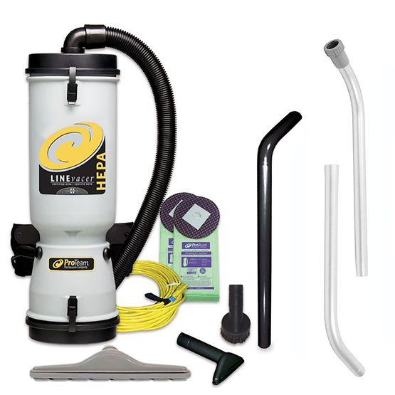 LineVacer® HEPA 10 qt. Backpack Vacuum w/ High Filtration Tool Kit