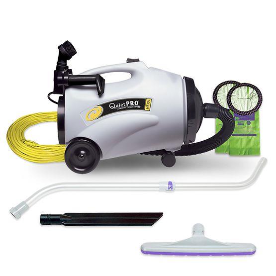QuietPro® CN HEPA 10 qt. Canister Vacuum w/ Xover Multi-Surface Telescoping Wand Tool Kit