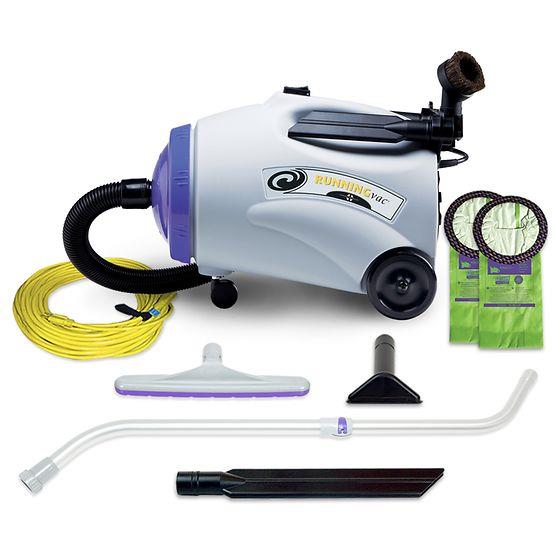 RunningVac 10 qt. Canister Vacuum w/ Xover Multi-Surface Telescoping Wand Tool Kit