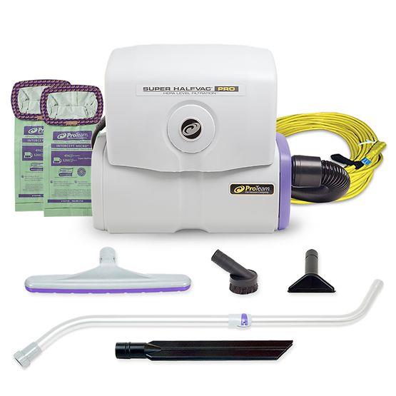 Super HalfVac Pro, 6 qt. Hipstyle Vacuum w/ Xover Multi-Surface Telescoping Wand Tool Kit