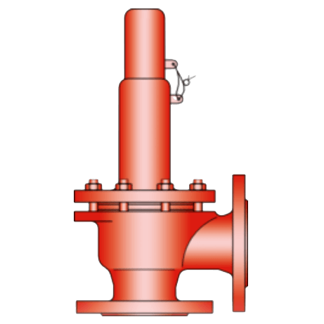 Protego Pressure or Vacuum Relief Valve, In-Line, DZ/E-F