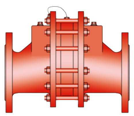 Protego In-Line Deflagration Flame Arrester, FA-E-IIA1