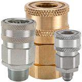 Many Sizes, Ports and Materials, Multi-Purpose Quick Couplings (hyd, fluids) up to 11,000 psi - Snap-tite H Series Couplers