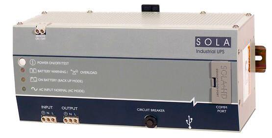 Emerson SolaHD DIN Rail UPS, SDU AC - A Series