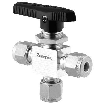 Swagelok Complete 3-Way Instrumentation Ball Valve 40GX Series