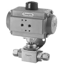 Swagelok Alternative Fuel Service ISO 5211-Compliant Pneumatic Automated Ball Valve