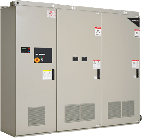 The TMdrive-70e2 is a high-power, water-cooled drive system.