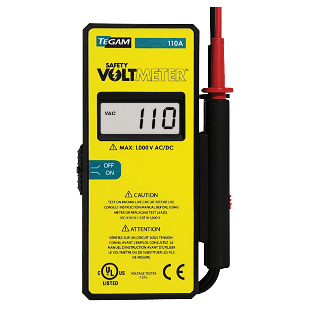 Tegum Safety Voltmeter, 110A