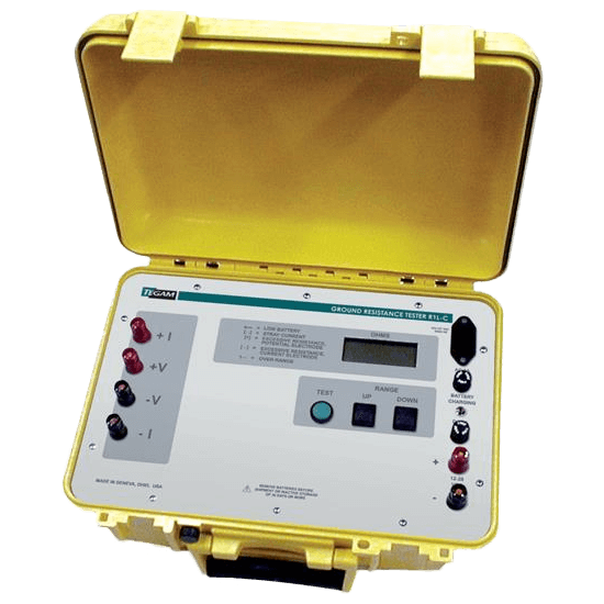 Tegam Portable Ground Resistance and Bond Meter, R1L-C