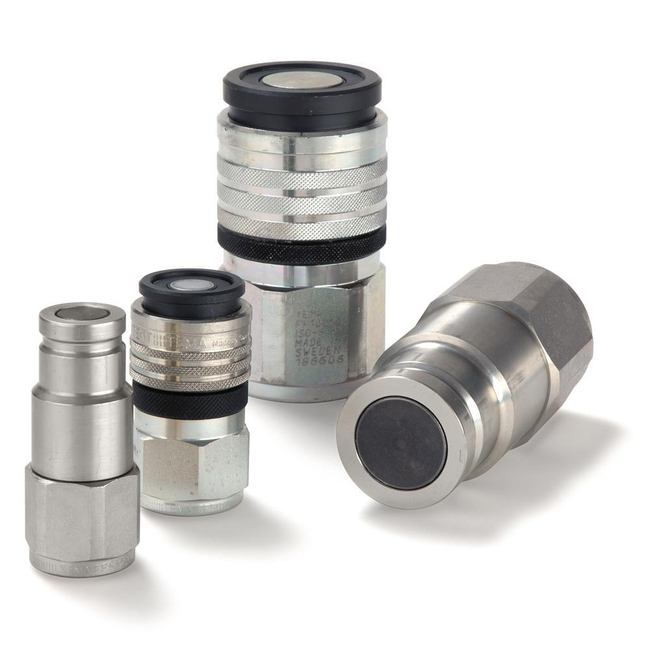 Hydraulic Flat Face Quick Coupling with Parker Profile, Series FF