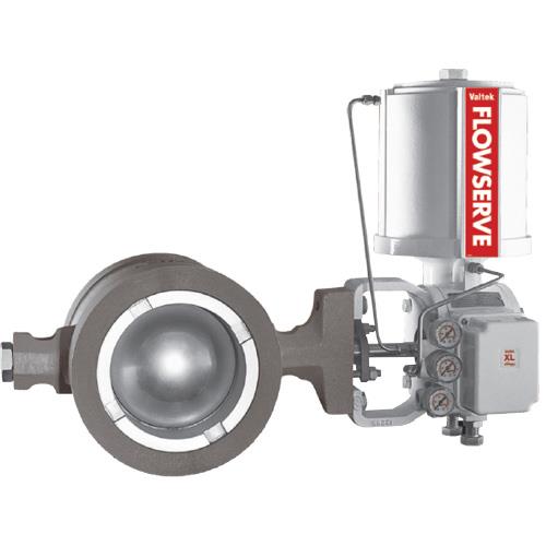 Valtek Segmented Ball Valve, ShearStream HP