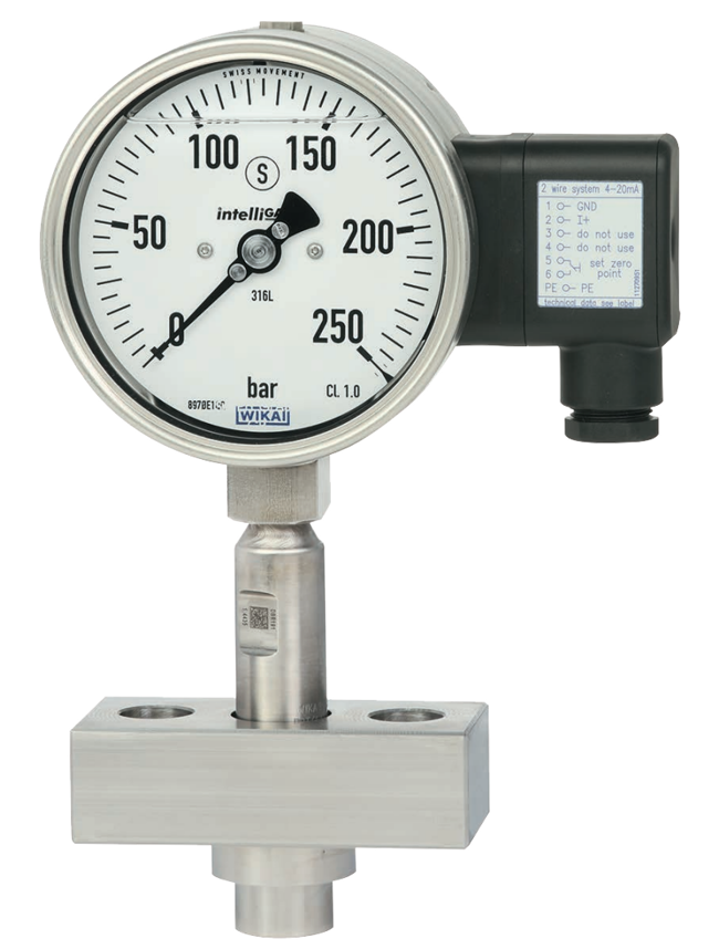 WIKA Diaphragm Seal with Sterile Connection, Model 990.30.png