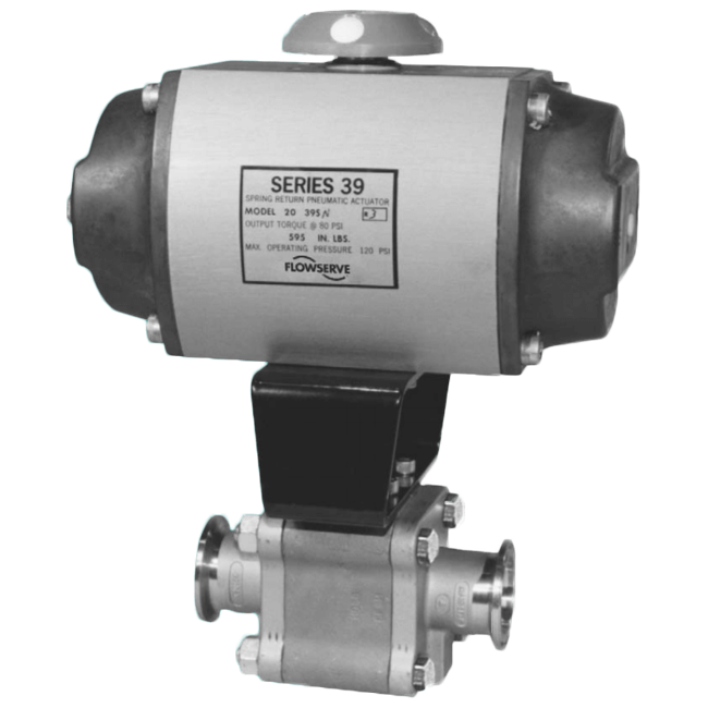 Worcester-Controls Sanitary Ball Valve, WK 44
