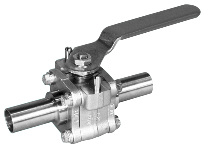 Worcester-Controls Sanitary Ball Valve, WK 74