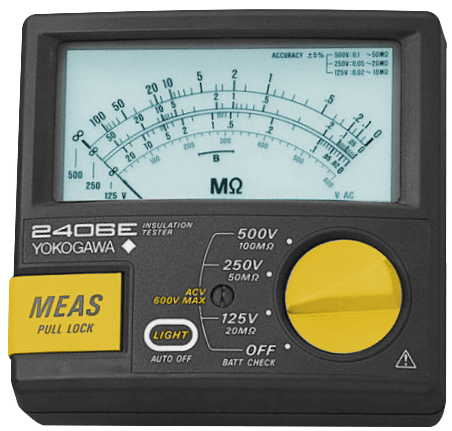 Yokogawa Analog Insulation Tester, 2406E