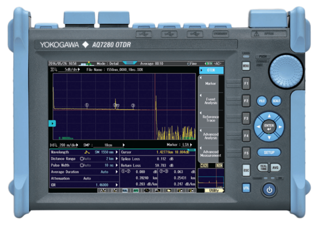 Yokogawa OTDR Optical Time Domain Reflectometer Unit, AQ728*