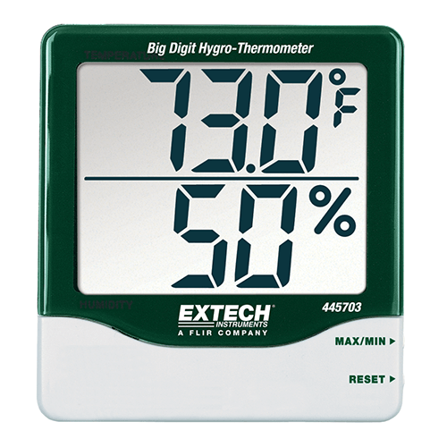 Extech Big Digit Hygro-Thermometer, 445703