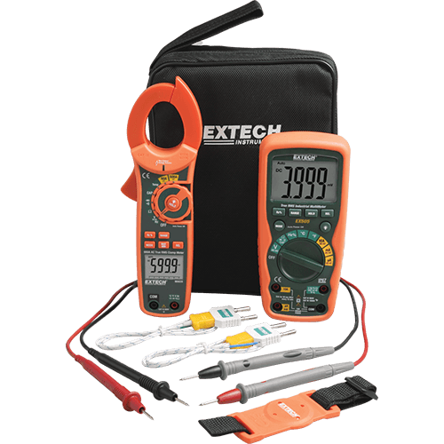 Extech Industrial DMM/Clamp Meter Test Kit, MA620-K
